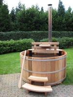 hout gestookte hottub